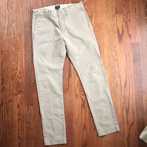 J Crew - The Driggs - broken in slim fit chino